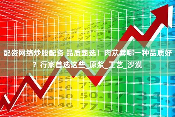 配资网络炒股配资 品质甄选！肉苁蓉哪一种品质好？行家首选这些_原浆_工艺_沙漠